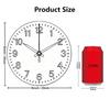 8inch Modern Square Wall Clock Silent Non-Ticking Analog Clock Large Numbers Minimalist Decor for Living Room Office Bedroom