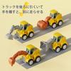 CARLORBO Mini Car Toy Sandpit Working Educational Toy ABS Excavator Set of Car Birthday Construction Vehicle Ages 1 and a Half and Up Set, Car, - Car,