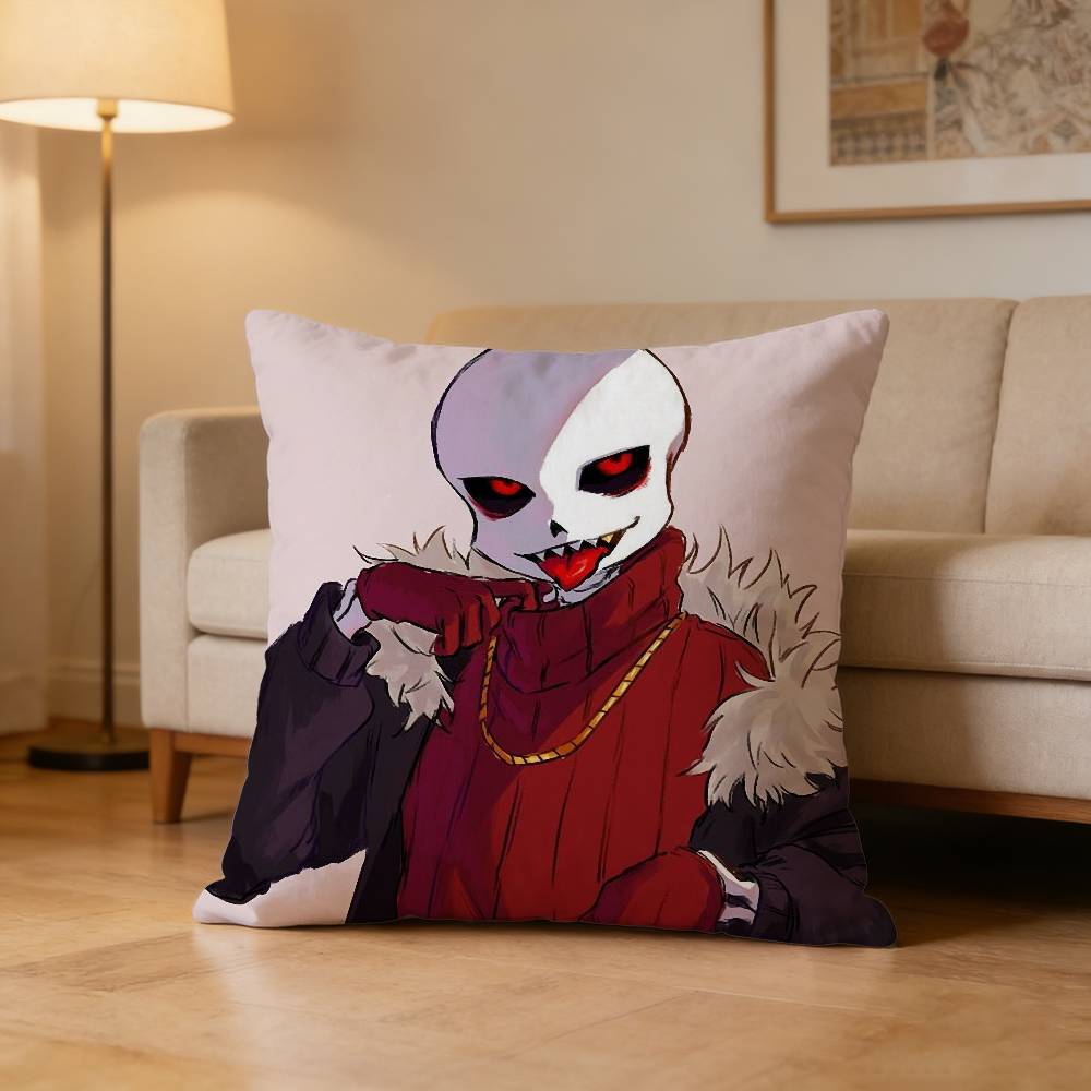Fell Ink Sans UUndertale Pillow Case for Sofa Living Room Home office Decor Protective Cover