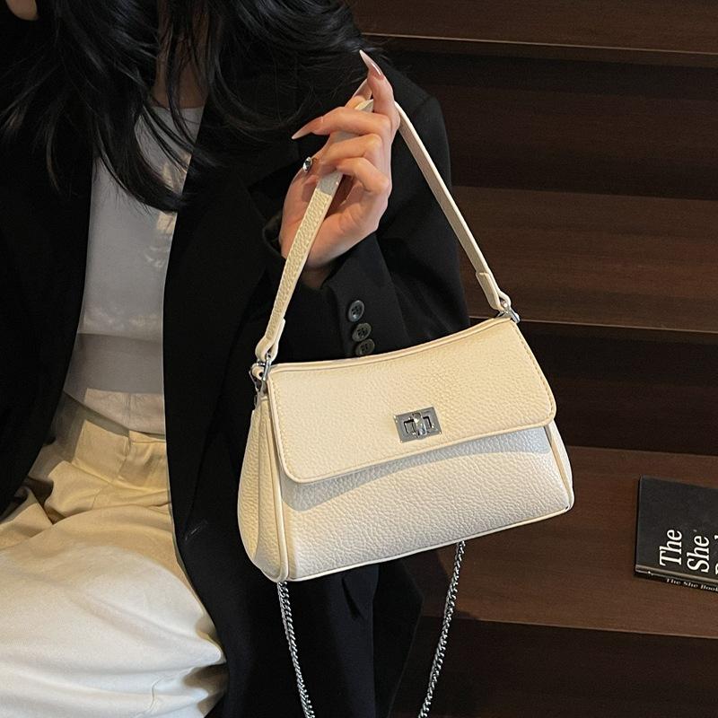 Сумка-тоут большой вместимости для通勤, женская весенне-летняя новая модная на плечо, подмышку, текстурная сумочка, маленькая квадратная сумка