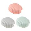 Креативные аксессуары для ванной комнаты, контейнер для мыла, полка для слива, мыльница в форме ракушки, чехол для хранения