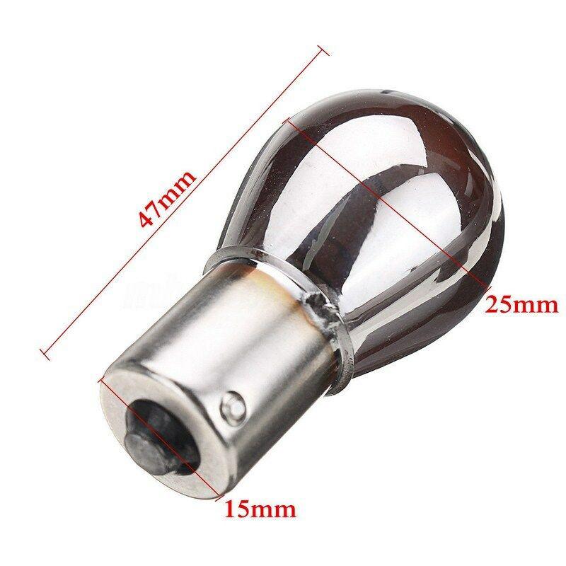 Автомобильный указатель поворота, хромированные янтарные лампочки 581 Bau15S Py21W