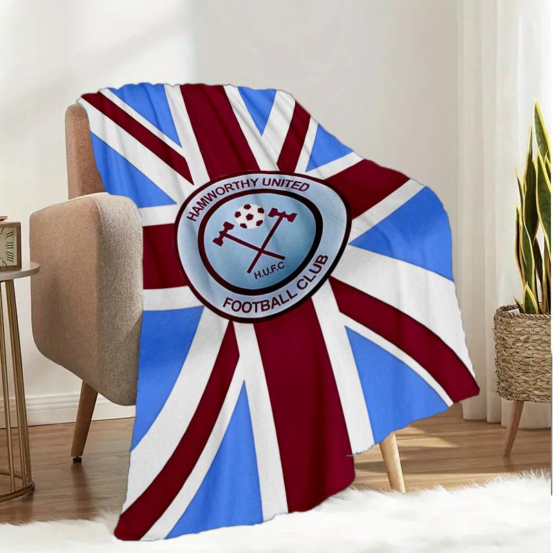 Ham-worthy United Football Club Blanket Lightweight Ideal Bedding Blanket Perfect for Travel, Living Rooms, Offices, Sofas, Fan Christmas gift