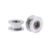 2pcs Aluminum 5mm Inner Diameter Timing Belt Drive Idler Pulley With Bearing for 3D Printer