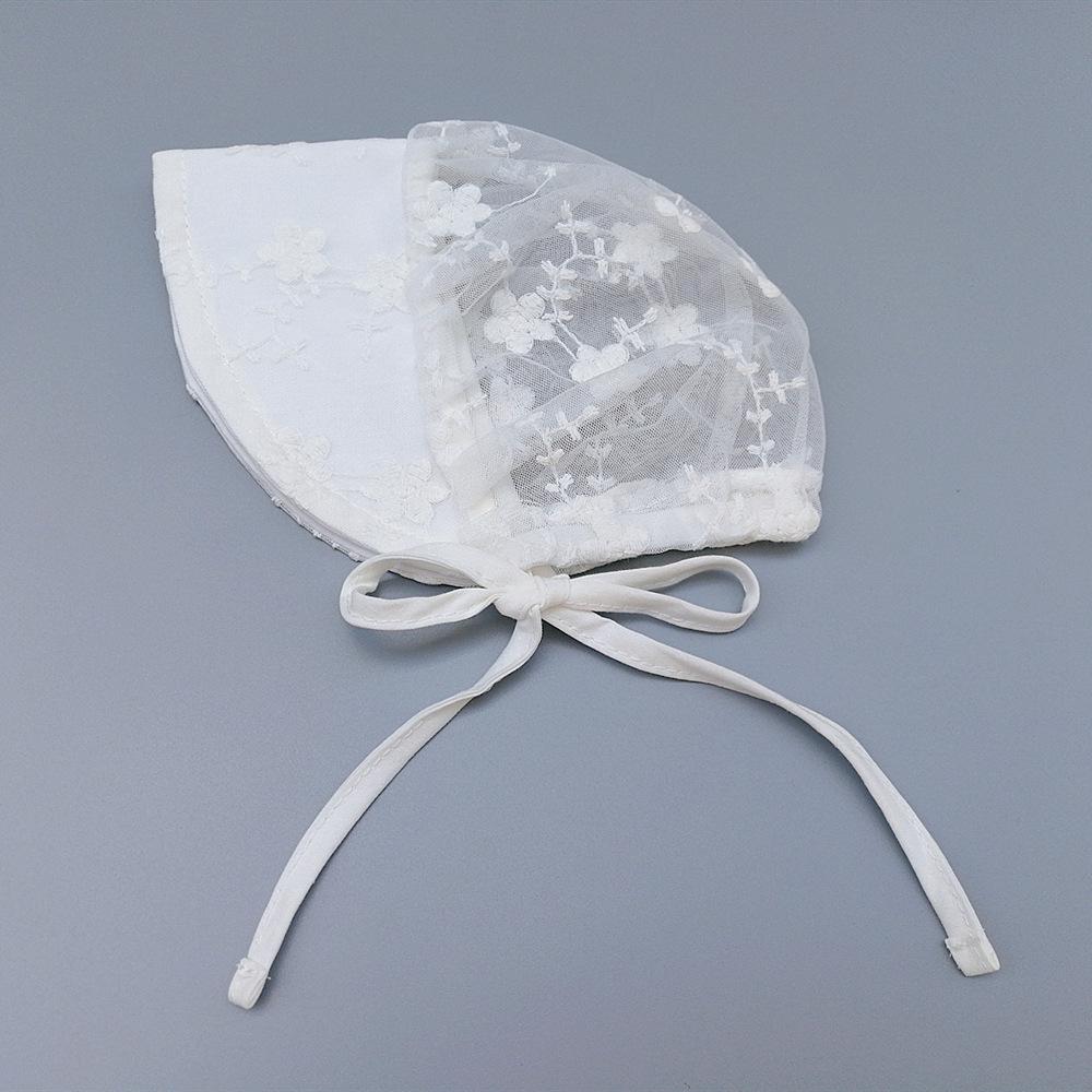 Корейская летняя детская кружевная шляпка с бабочкой - Милая принцесса для фото