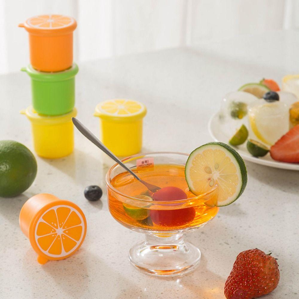 PE Ice Cube Mould Lemon Pattern Ice Cube Tray Simplicity Mould