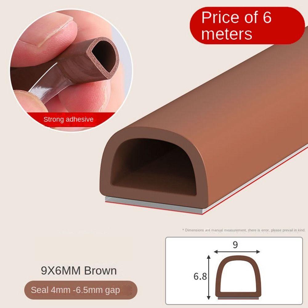 D/E/I Type Weatherstrip 6Meters Window Weather Stripping New Seal Stopper  Door