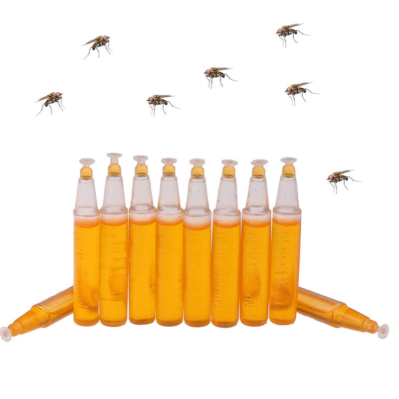 10 шт. Жидкость-аттрактант для плодовой мушки Убийца плодовой мушки для улицы Аттрактант для дрозофилы для садов, дворов, теплиц, питомников