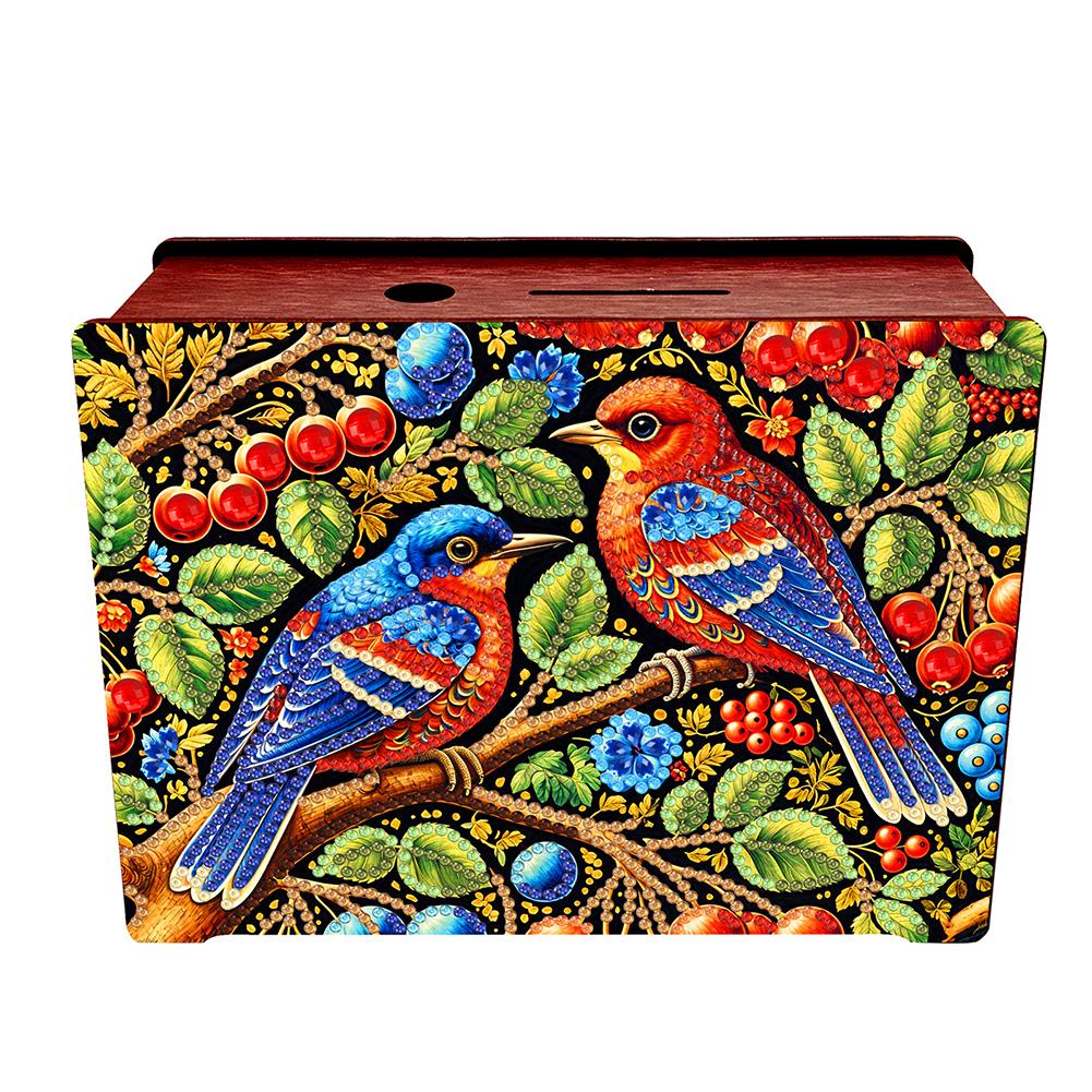 Креативная 5D алмазная мозаика своими руками, копилка, настольные наборы алмазной живописи, деревянная копилка, коробка для хранения, для домашнего декора и подарка