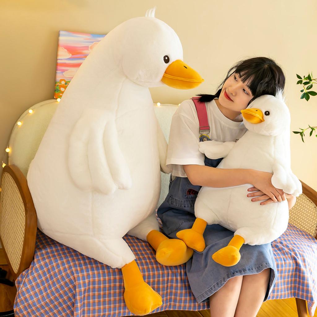 Плюшевая игрушка Утка Плюшевая кукла Очаровательная мягкая плюшевая кукла в форме желтой утки для обнимания для девушки