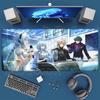 Wuthering Waves LuukHerssen Mousepad overlock offices Gaming keyboard Mouse Pad Anime Rubber HD Printing xmm XXL Desk Mat