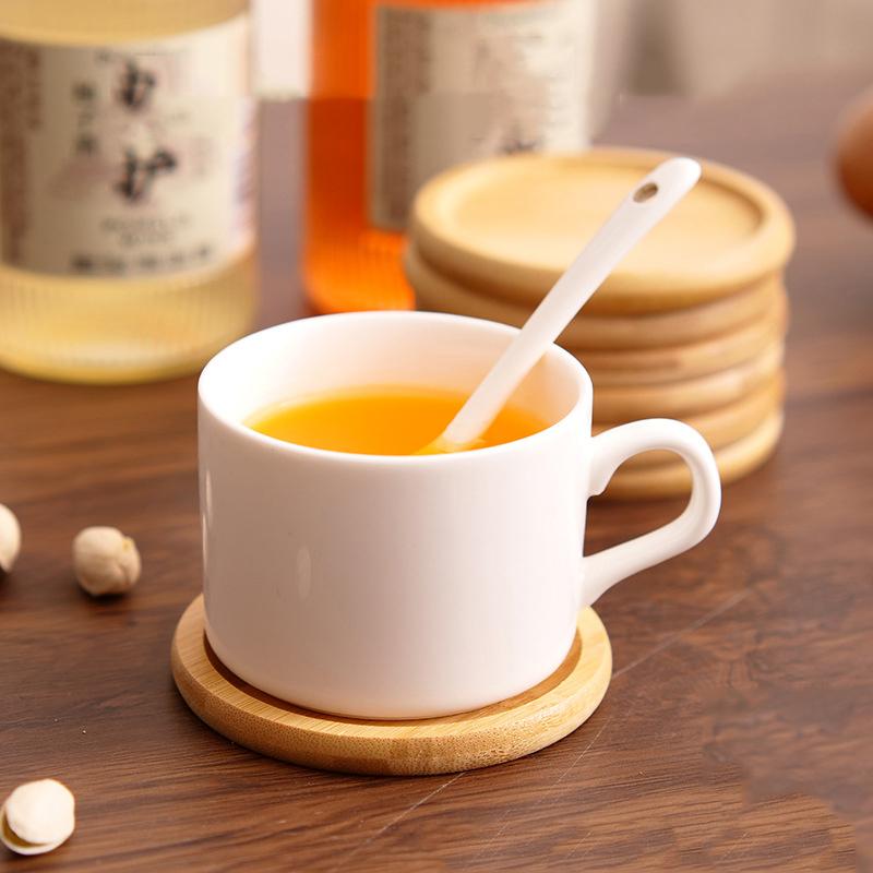 Круглая подставка из орехового дерева, прочная подставка, подкладка под кружку, чай, кофе, чашку, термостойкая подставка из бука, декор для стола, посуда