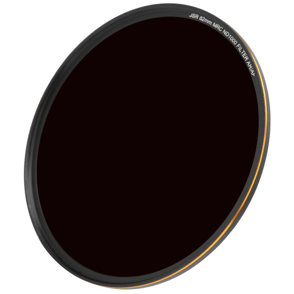 Junestar 82mm ND1000 Filter MultiLayer Coating Waterproof Neutral Density ND Ultrathin Filter for