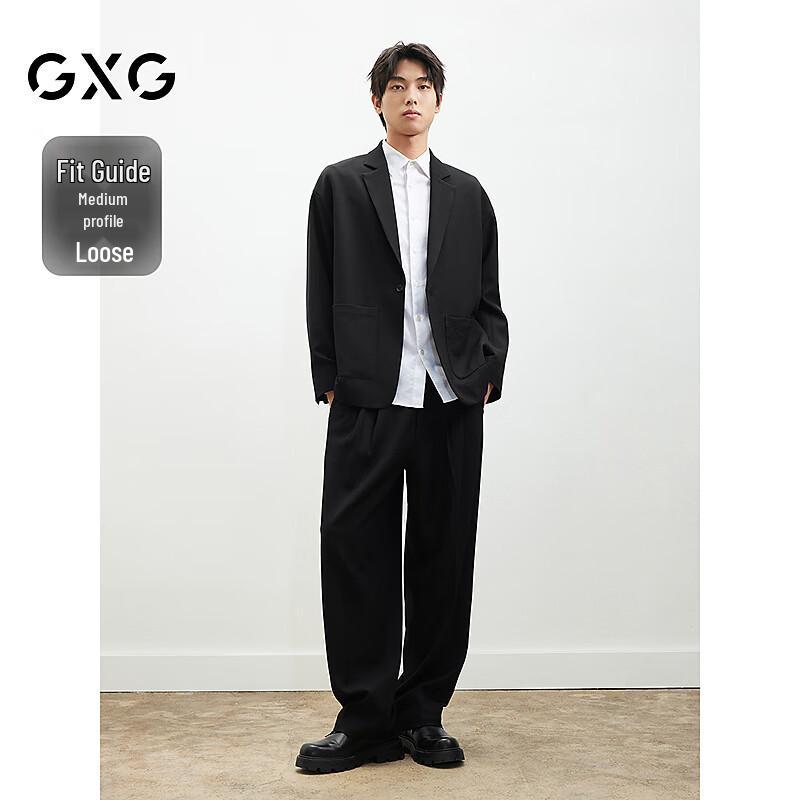GXG Men's Casual Black Blazer