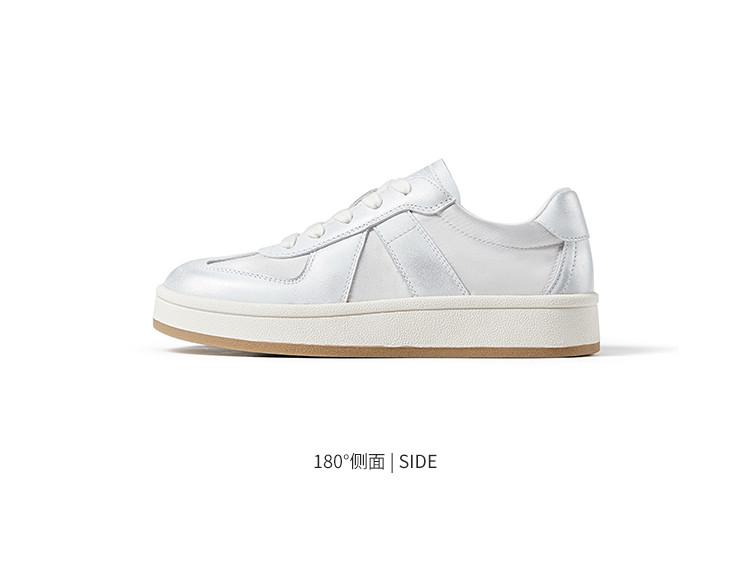 Women's shoes, spring genuine leather retro casual sports shoes, board shoes, white shoes, German training shoes, women's shoes