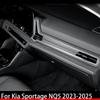 Для Kia Sportage NQ5 -2025 Накладка на центральный воздуховод приборной панели из углеродного волокна Аксессуары для интерьера автомобиля LHD