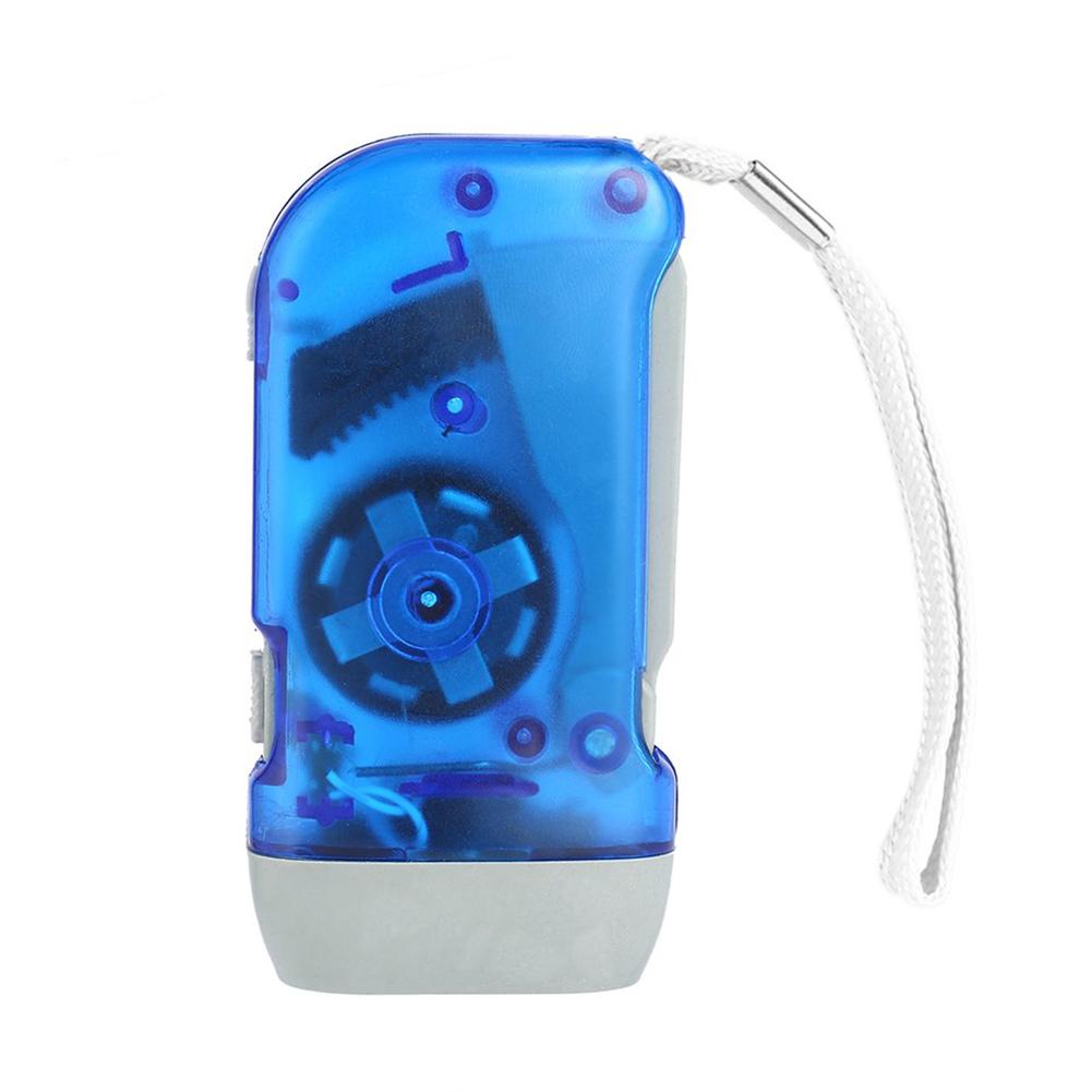 Handy Dynamo Wind Up Flashlight Torch Light Hand Press Dynamo Camping Lighting Lamp Outdoor Emergency Flashlight