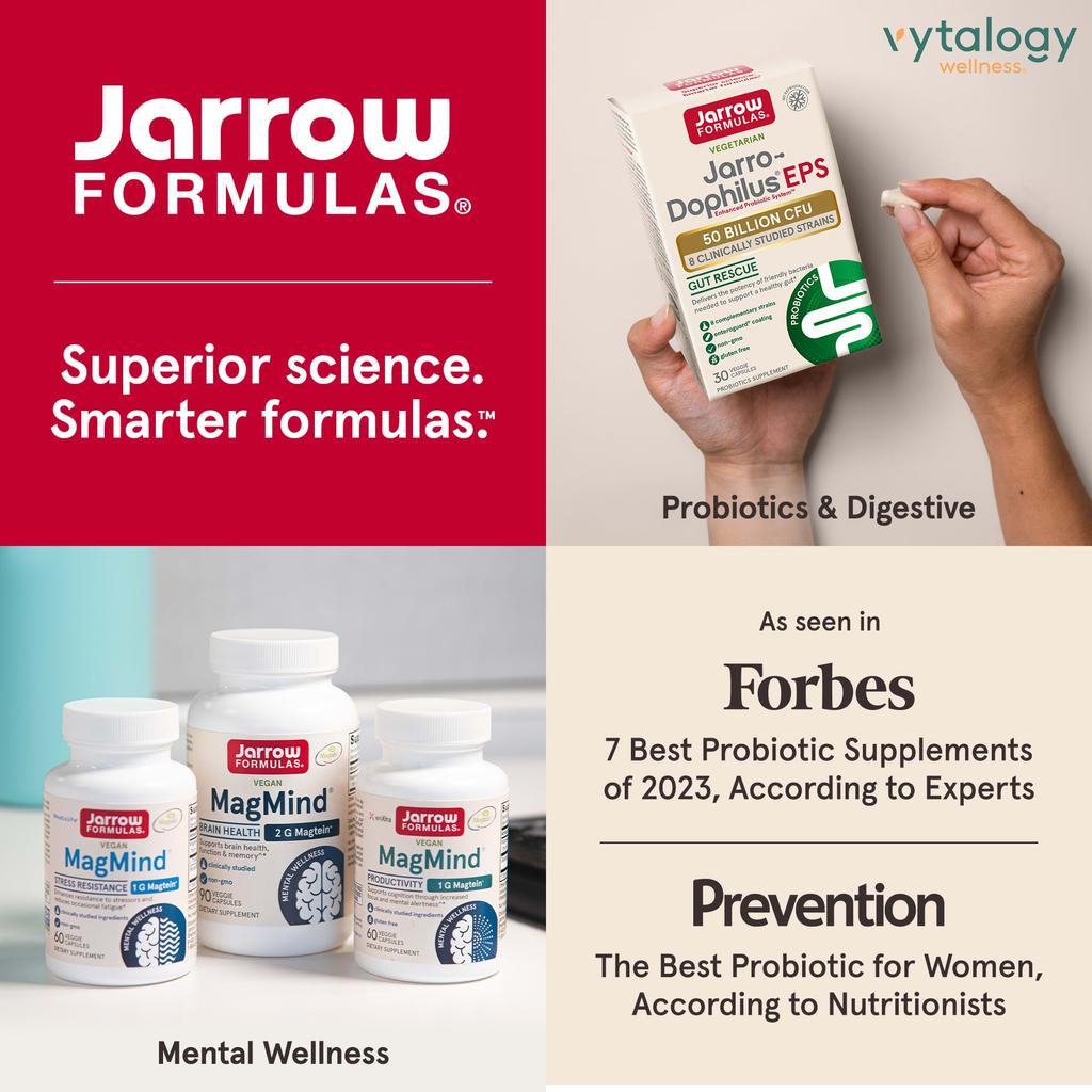 Jarrow Formulas Jarro-Dophilus EPS, 10 Billion, 120 Veggie Capsules (5 Billion Per Capsule)