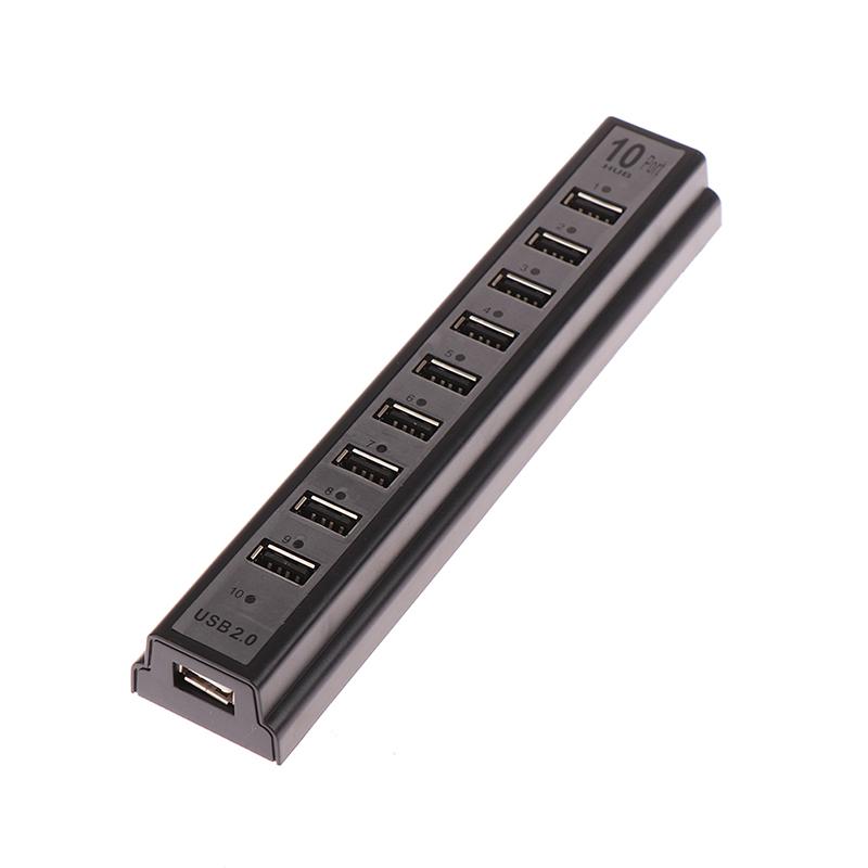 Адаптер питания USB-адаптер для зарядного устройства Высокоскоростной мультиконцентратор 10-портовый для ноутбука