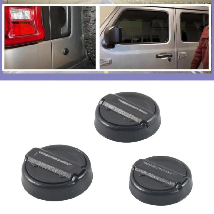 3Pcs Magnetic Keyhole Covers Replacement Door Lock Cover Exterior Accessories for 2018-2024 Key Hole Protector