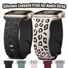 Гравированный ремешок для Apple Watch Band 45 мм 44 мм 46 мм 42 мм 41 40 49 мм Силиконовый ремешок-браслет Серии 8 9 10 11 7 SE 6 5 4 Ultra 2
