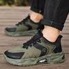 Кроссовки мужские осенне-зимние новые дышащие походные ботинки для активного отдыха нескользящие износостойкие легкие походные ботинки повседневная мужская обувь