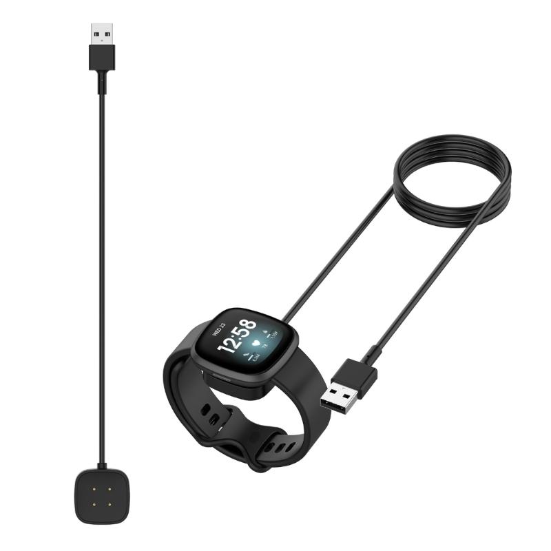 Зарядное устройство для умных часов Versa 3/4, кабель для зарядки Sense, магнитная док-станция, подставка для зарядки