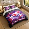 3Pcs Bedding Set Custom Name Text, 1 Sheet 2 Pillowcases Home Bed DecorFiorentina FC