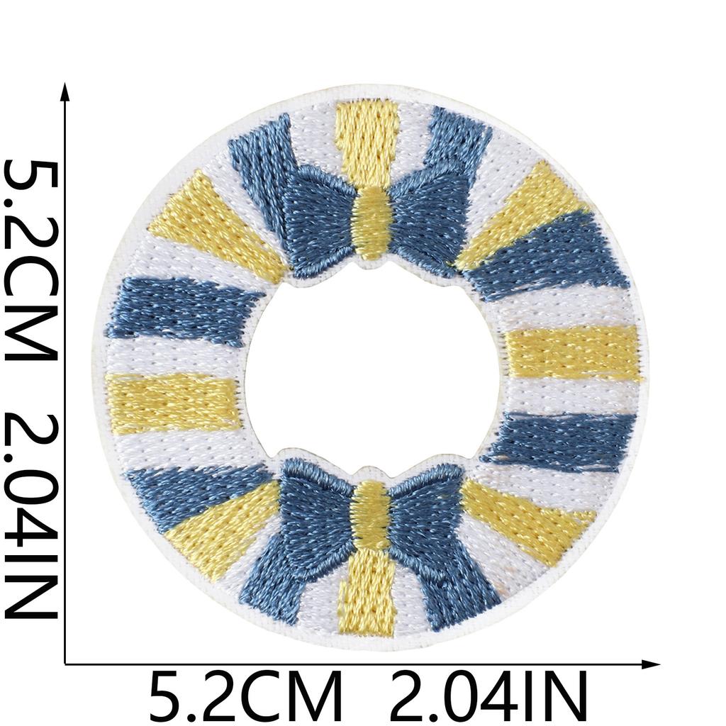 Summer Beach Style Embroidery Cloth Sticker Ironing Casual Clothing Backpack Shoes And Hats Personalized Decoration Repair Fabric Sticker