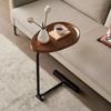 Light Luxury Side Table Simple Corner Tables Save Space Hotel Steel Frame Tables Bedside Cabinets Mobile Small Family Tea Table