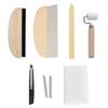 Wallpaper Shop Honpo Wallpaper Installation Tool Wallpaper Wallpaper Application Tool Set 7-piece Set, Spatula, Brush, Replacement,