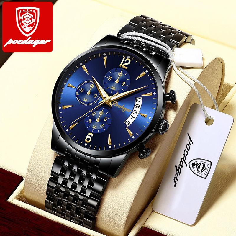 Brand New Fashion Men's Watch Waterproof Luminous Date Sport Watches Luxury Quartz Man Wristwatch Luxury Male Clock