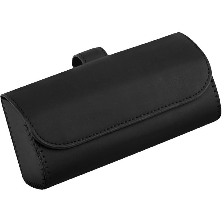 Sunglasses Holder For Car Sun Visor, Leather Auto Eyeglasses Organizer Box With Hidden Magnetic Closure, Vehicle Glasses Case Clip Holder, Car