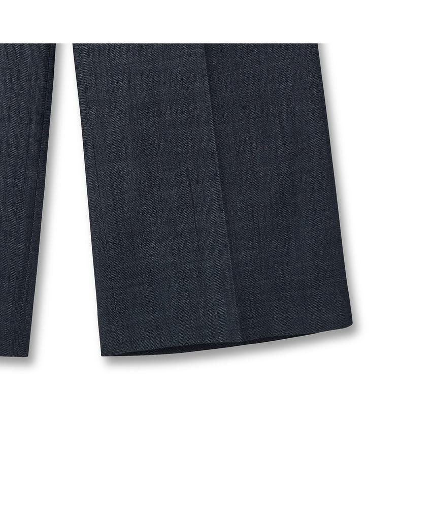 IOLO Women'S Belted Semi-Wide Pants_Blue