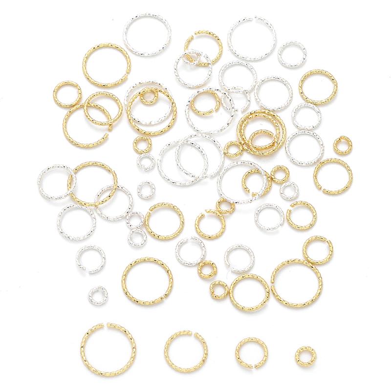 20 шт., медное кольцо с покрытием для резки резьбы, кольцо для DIY, ожерелье, браслет, серьги, изготовление ювелирных изделий, аксессуары для рукоделия