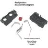 KW11 Micro Limit Switch 10Pcs KW12 Compatible 2/3Pin 5A Reset Trigger Contact Button for Door Access Control System