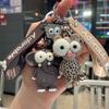 Смешной Милый Выпучивающий Глаза Брелок Животное Милый Мультяшный Эпоксидный Жираф Брелок для Ключей от Тележки Подвеска на Сумку
