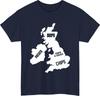 Funny British Isles Chips Map TShirtChips Gravy Potato Funny Tee
