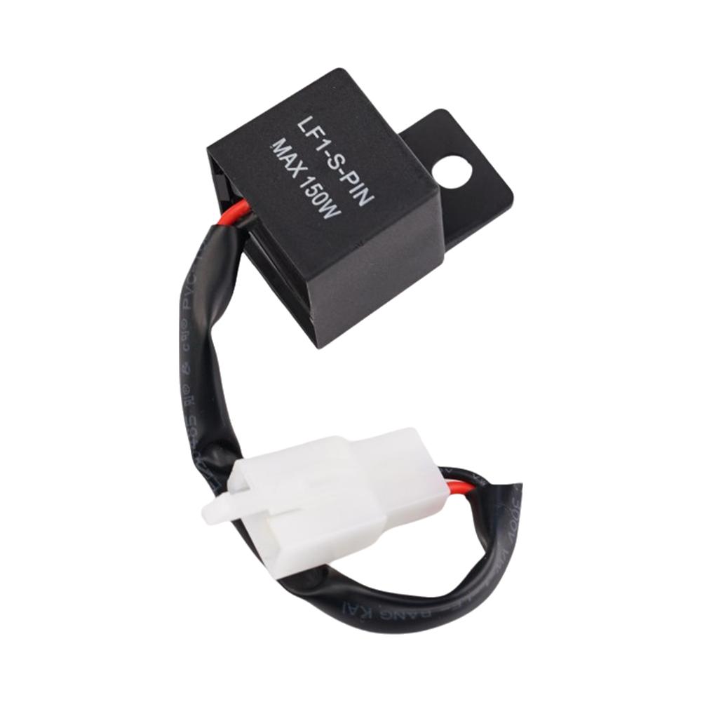 2PIN 12V Motorcycle Adjustable Switch LED Turn Warning Light Flash Relay Accessory For Yamaha R1 R6 FZ1 FZ6 FZ8 MT07 MT09