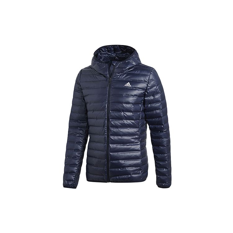 adidas Мужская пуховая куртка с капюшоном Varilite Legend Ink DX0785