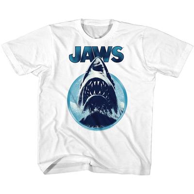 Белая футболка унисекс Jaws Little Jawhol 3T