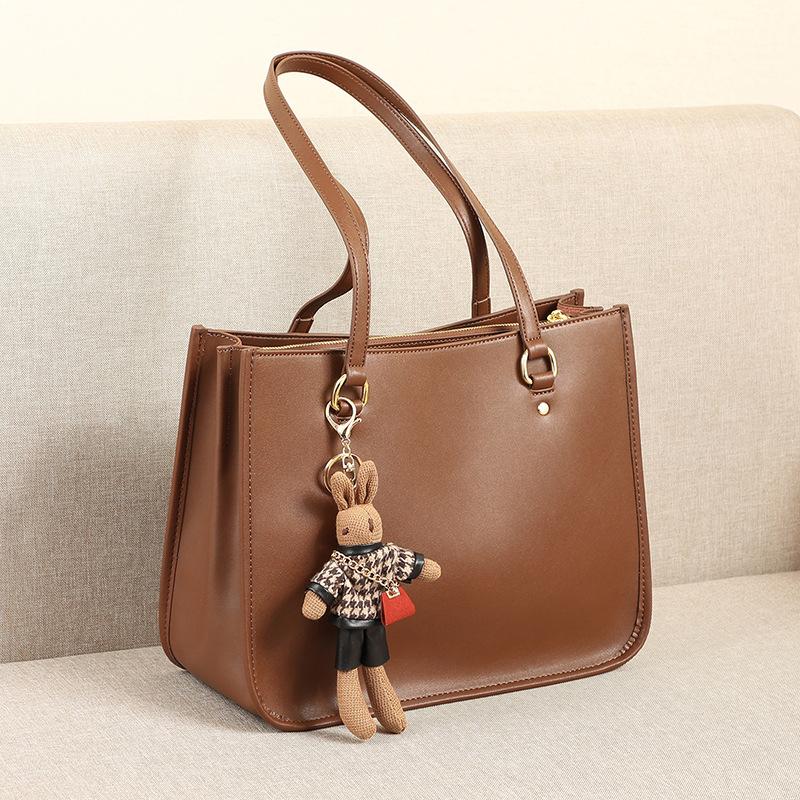 Bag Women'S Bag Large Capacity Fashionable High-End Texture Foreign Leather Shoulder Tote Bag Trendy Bag