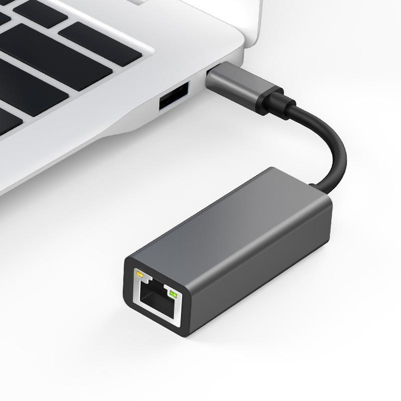 Gigabit Ethernet адаптер USB-C с портом RJ45 для ноутбука, роутера, планшета - Конвертер Type-C в сетевой кабель