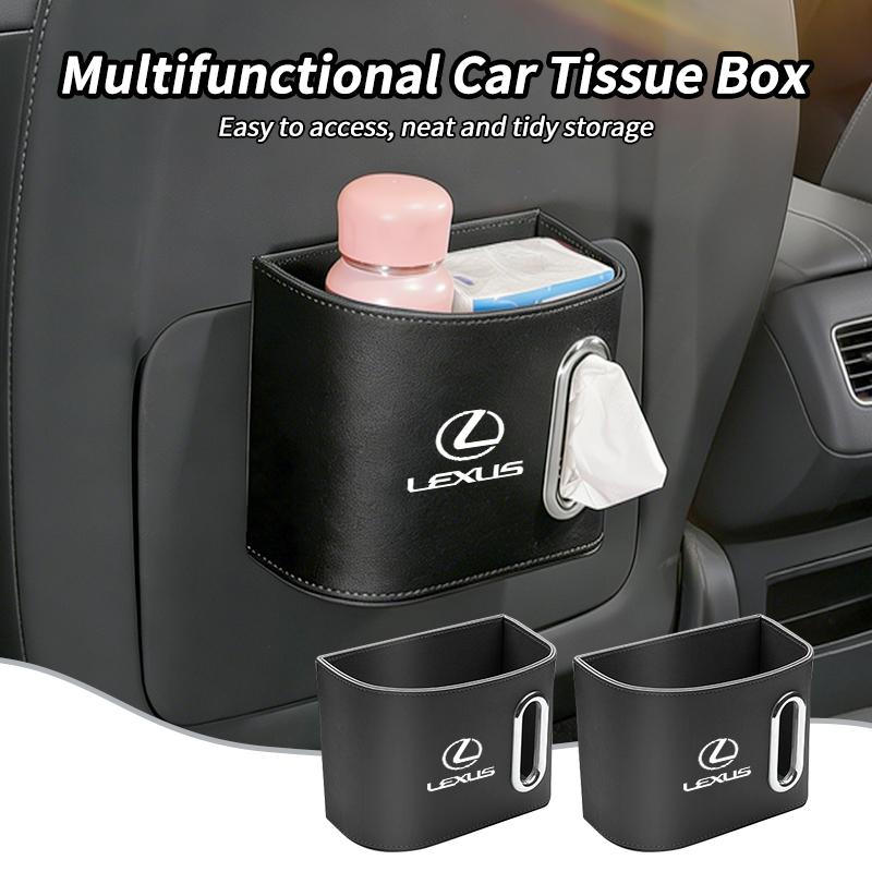 Car Seatback Tissue Box Paper Towel Holder Napkin Case Accessories For Lexus CT ES GS NX IS250 CT200h IS300h ES300h RX400h NX300 ABJ1