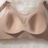 Бесшовный бюстгальтер женский бюстгальтер без бретелек женский аксессуар для сбора груди против провисания большой размер без косточек полная чашка