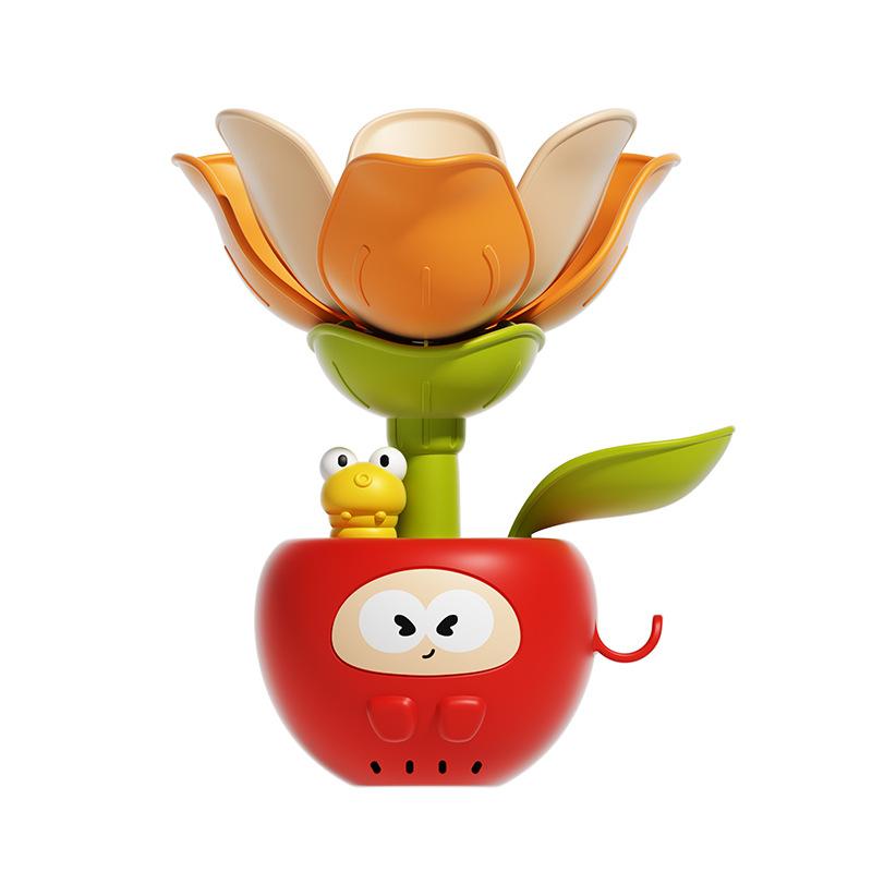 Bloom in Water Shower Head Flower Bath Toy Kids Bathroom Shower Spray Fun Watering Toy for Children