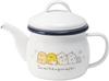 Toyo Horo Sumikko Gurashi Enamel Teapot (with Strainer) White Size: Approx. W18 D10.6 H12.5 SG-04