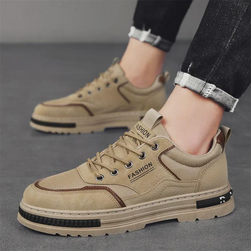 Мужские водонепроницаемые нескользящие повседневные белые кроссовки — легкая, модная универсальная спортивная обувь