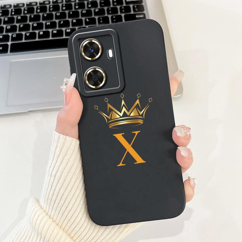 For Huawei Enjoy 60 6.75"Case New Letter Flower Luxury Crown Soft Silicon Cover For Huawei Enjoy 70z 70Z Bumper Phone Case Funda