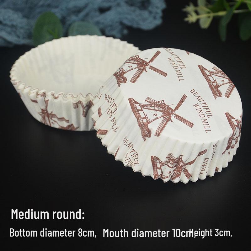 Термостойкие Антипригарные Бумажные Формочки для Кексов, Одноразовые Формы-Лодочки, Прямоугольные Маслостойкие Коврики для Выпечки